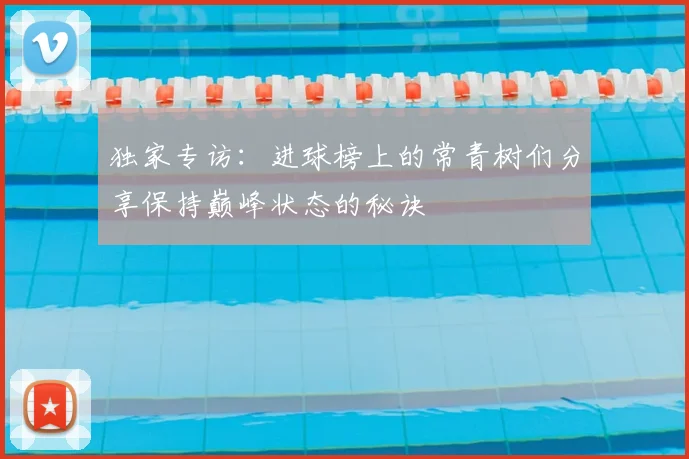 独家专访：进球榜上的常青树们分享保持巅峰状态的秘诀